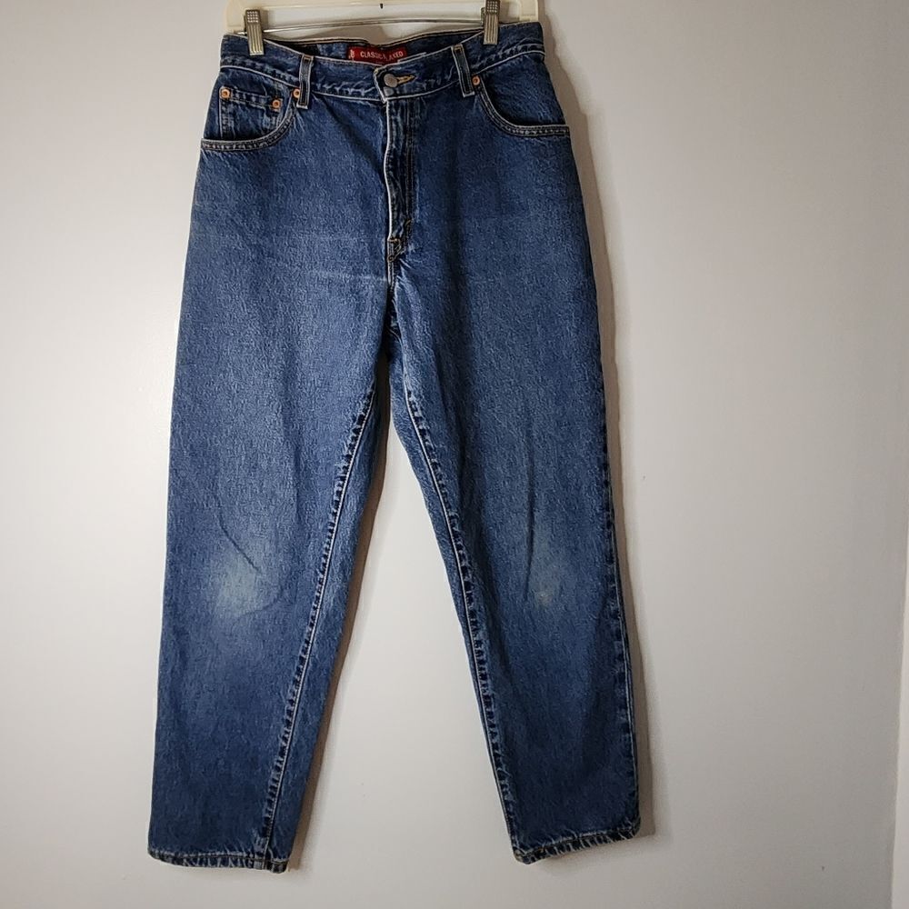 Levi's 550 classic relaxed fit tapered leg blue denim jeans